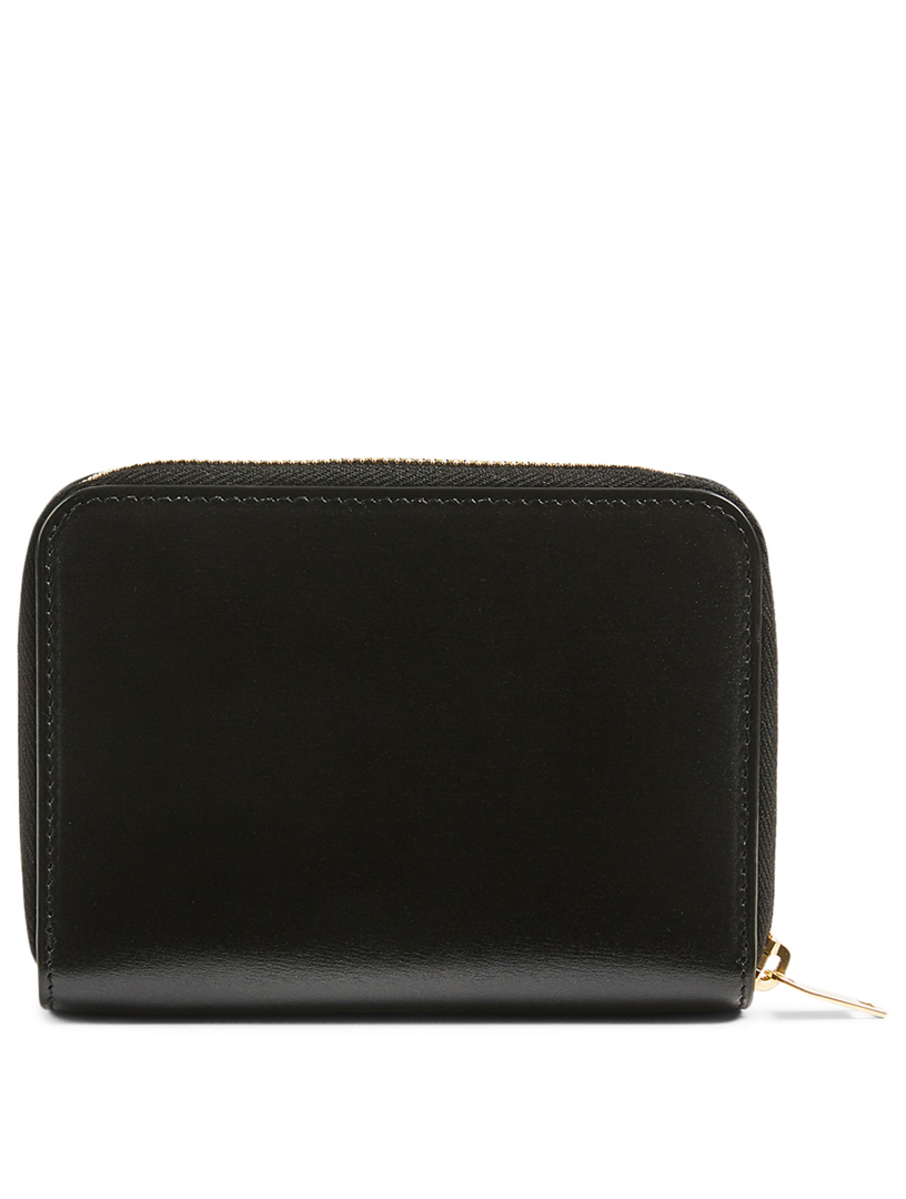 SAINT LAURENT Tiny YSL Monogram Leather Compact Wallet | Holt Renfrew