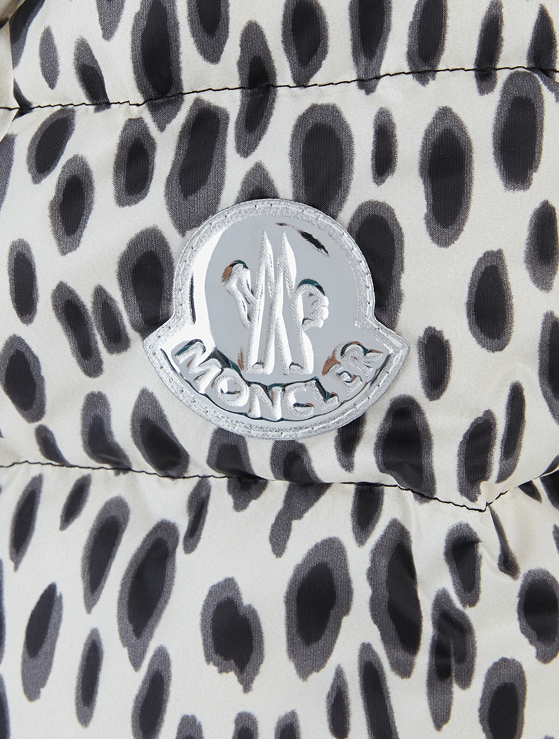 Mile Jacquard Nylon Coat Animal Print