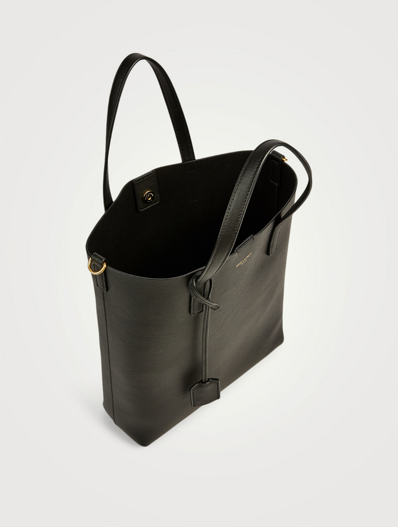 Shopping Toy Leather Tote in Black - Saint Laurent