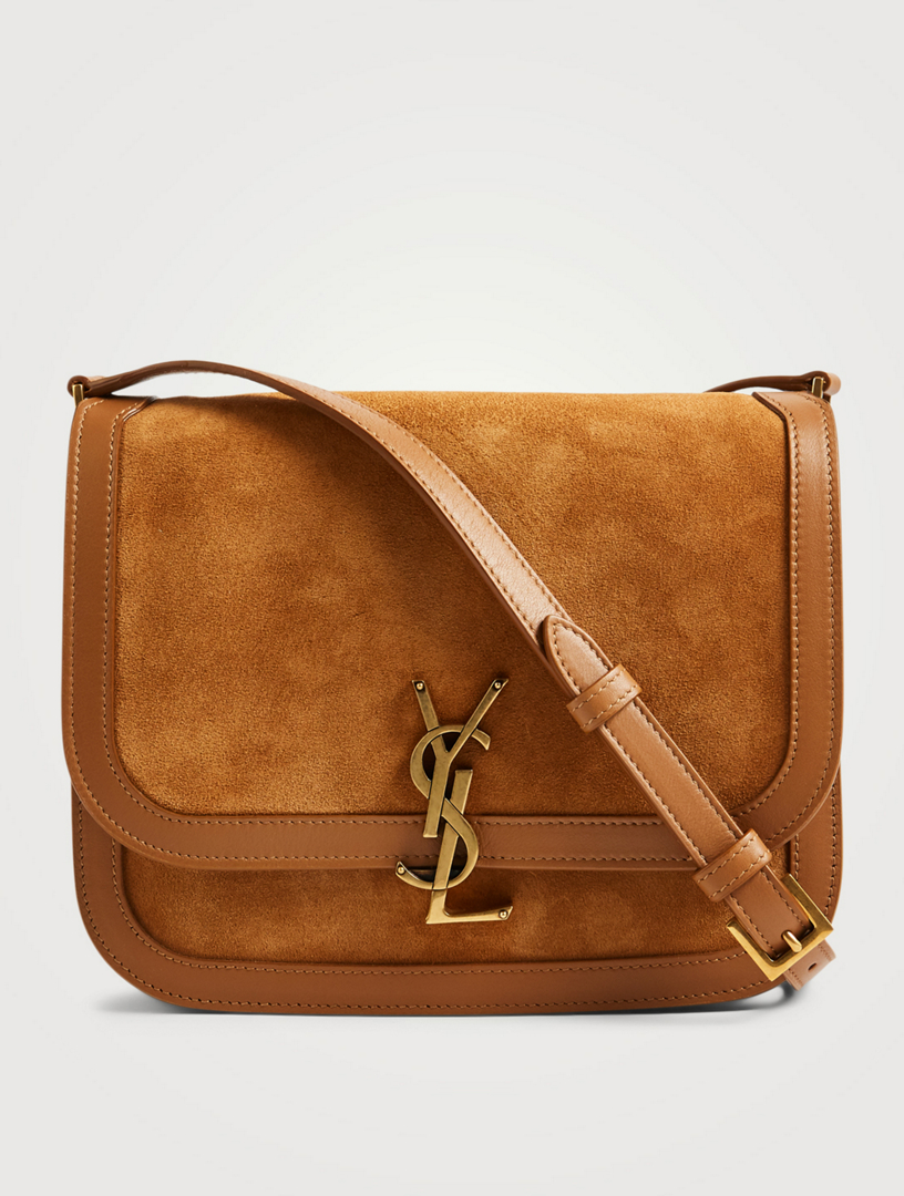 Medium solferino suede online satchel