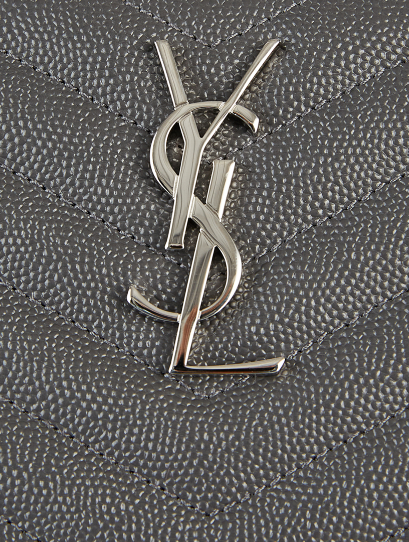 Large YSL Monogram Leather Pouch