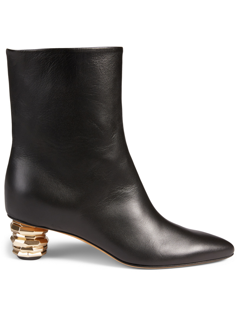 GRAY MATTERS Gemma Leather Heeled Ankle Boots Holt Renfrew