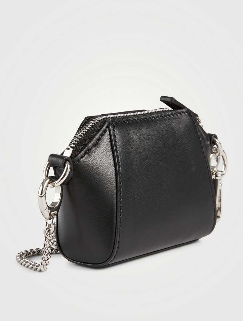 Baby antigona 2025 leather charm bag