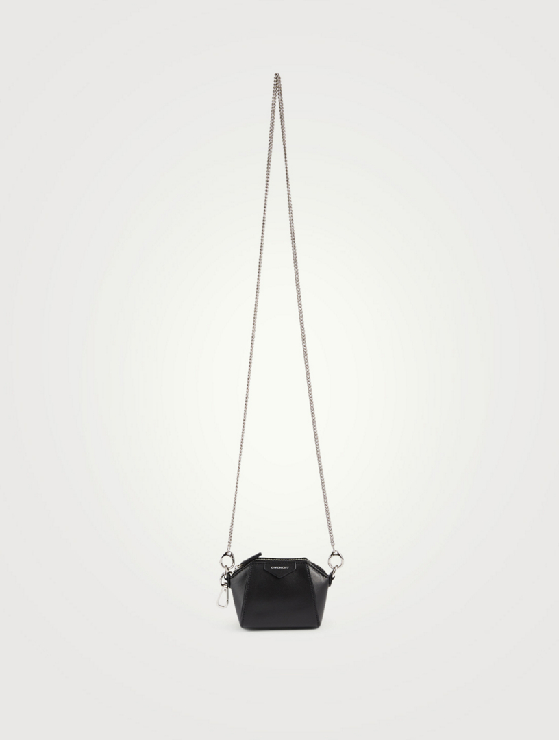 Baby antigona bag in leather with chain sale