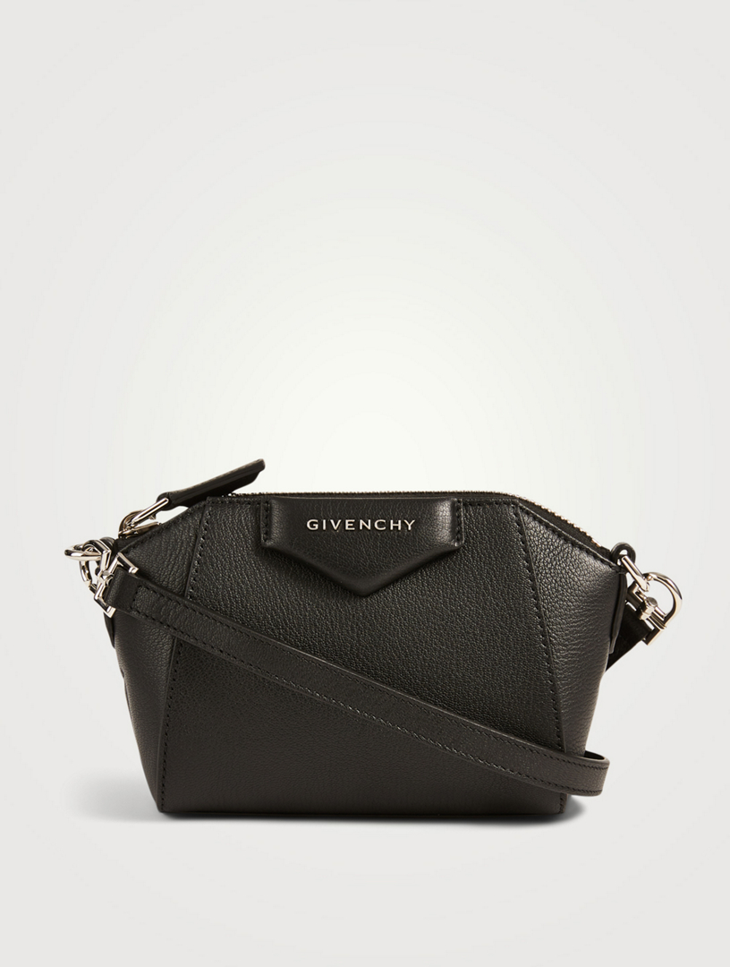 Givenchy Antigona Nano Leather Crossbody Bag in Black