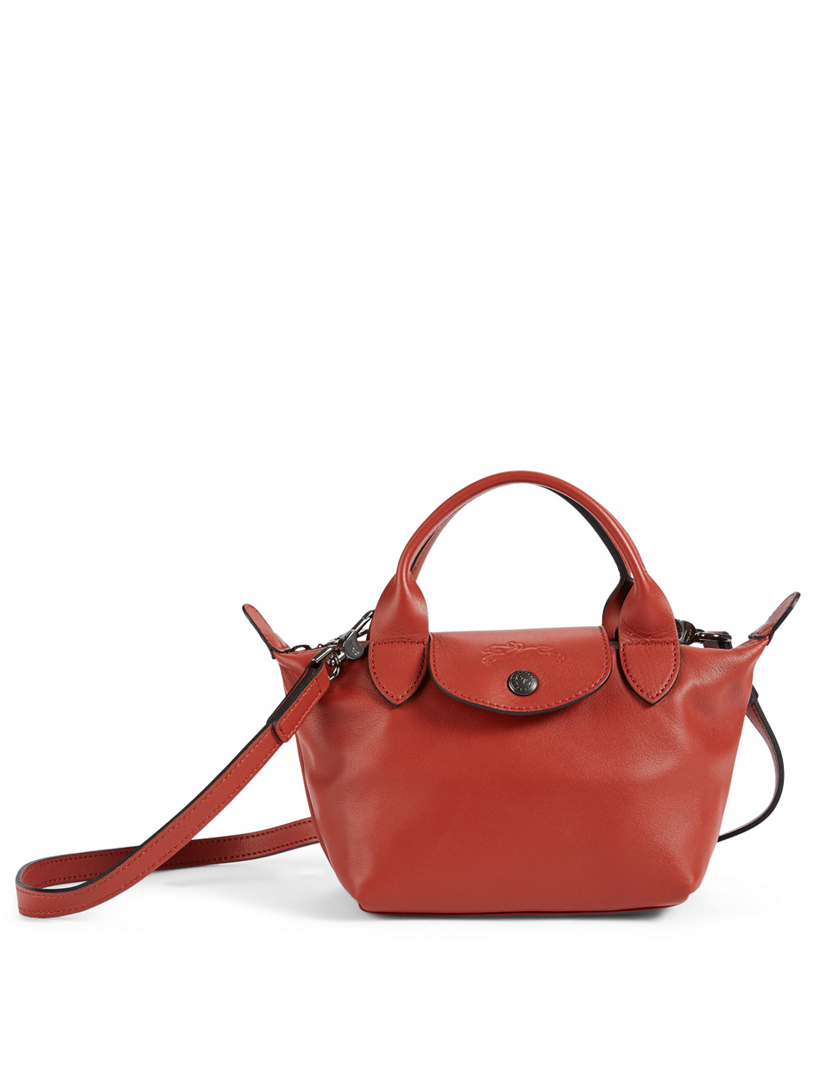 Longchamp Extra Small Le Pliage Cuir Top Handle Bag - Farfetch