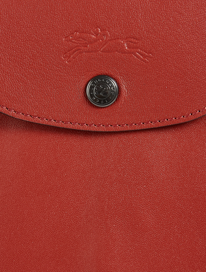 Small Le Pliage Leather Top Handle Bag