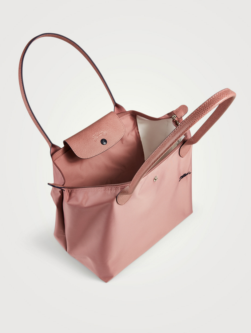 Longchamp Le Pliage Large Nylon Shoulder Tote - Blush