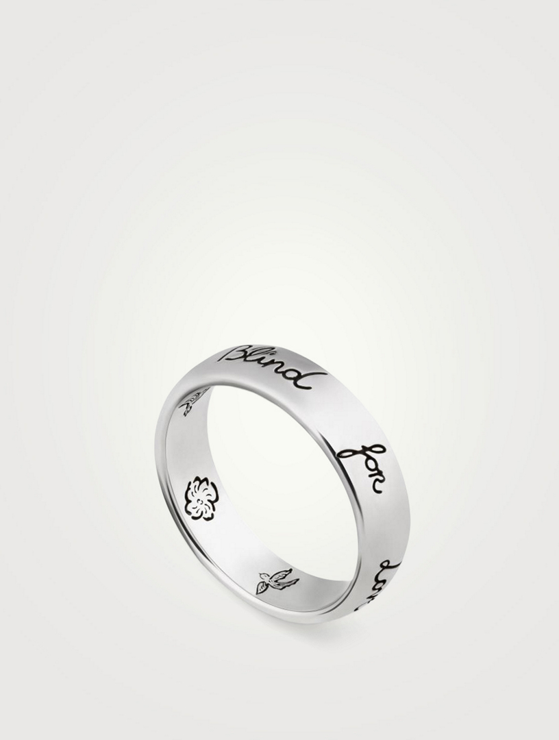 Blind For Love Sterling Silver Ring