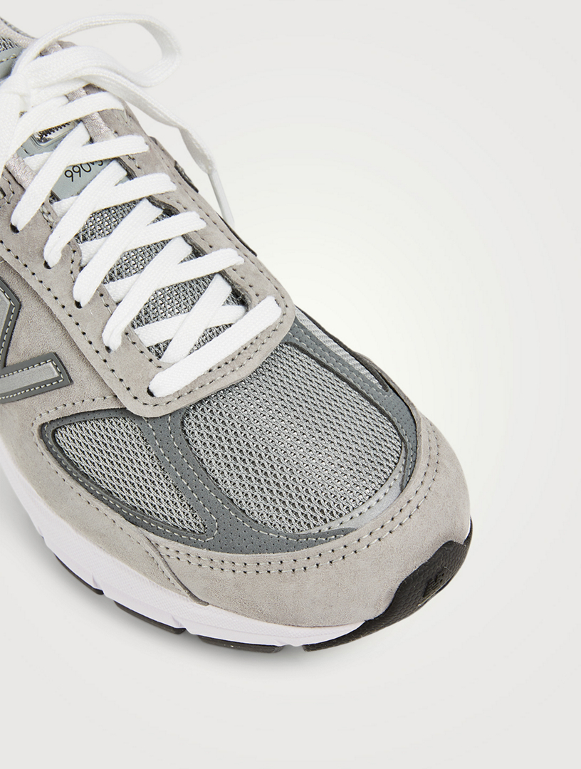 NEW BALANCE Made In US 990v5 Leather And Mesh Sneakers | Holt Renfrew