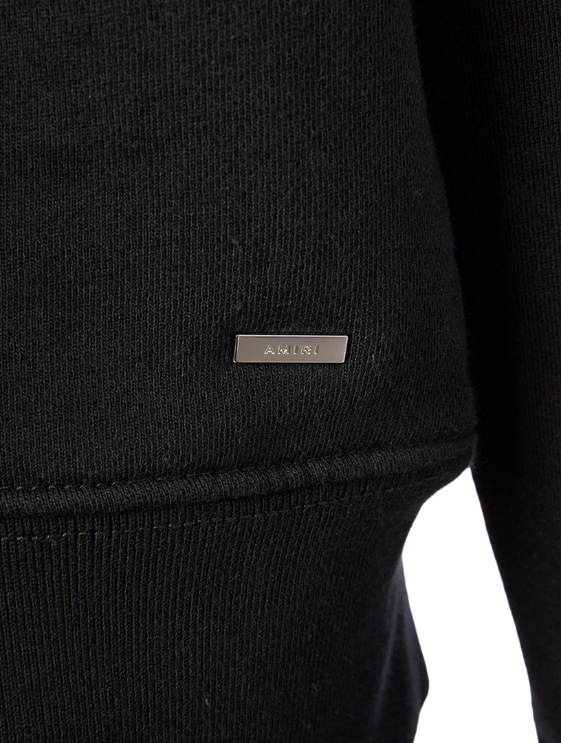 Stitch Logo Cotton Hoodie