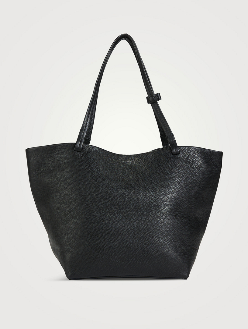 The Row Leather N/s Park Tote Bag in Natural