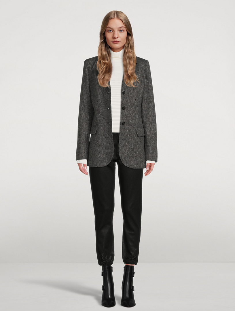 Mayslie Jogger Pants With Luxe Coating