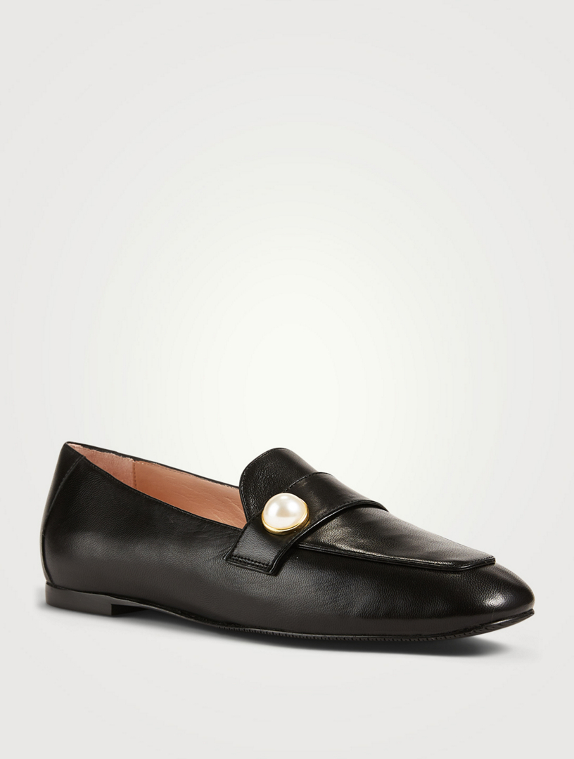 Payson Pearl Leather Loafers