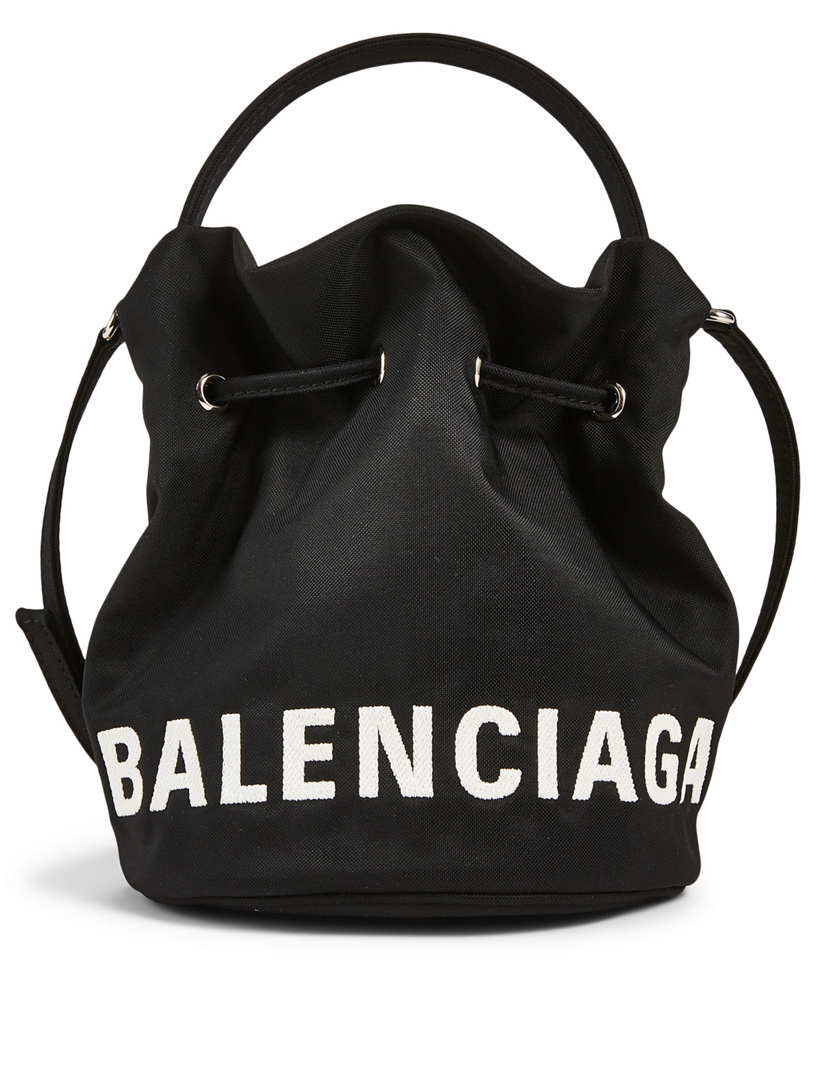 Balenciaga XS Wheel Drawstring Bucket Bag