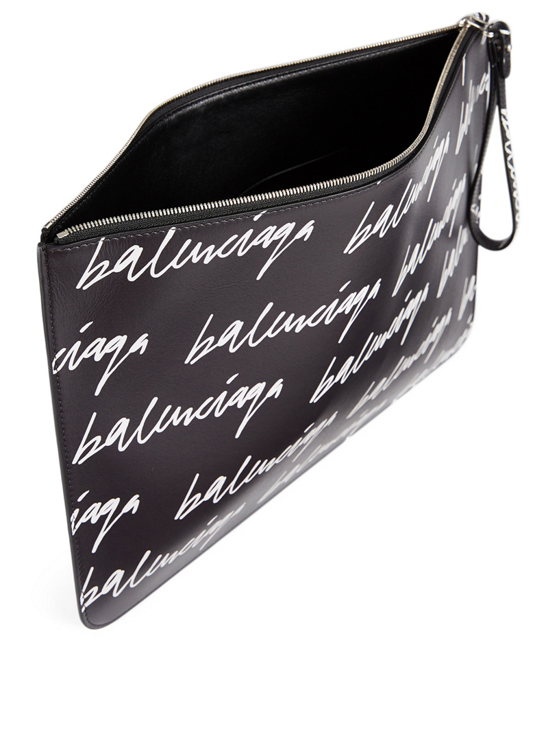 Balenciaga discount logo pouch