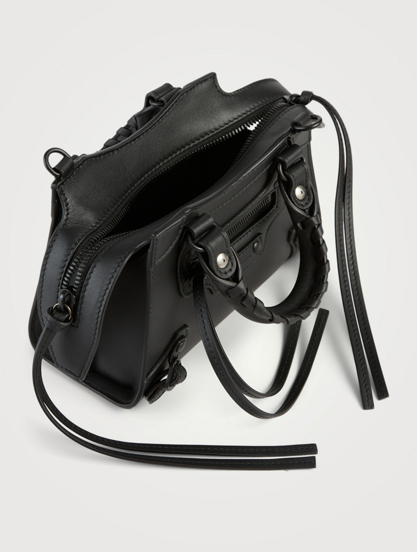 Balenciaga Black Neo Classic Nano City Bag