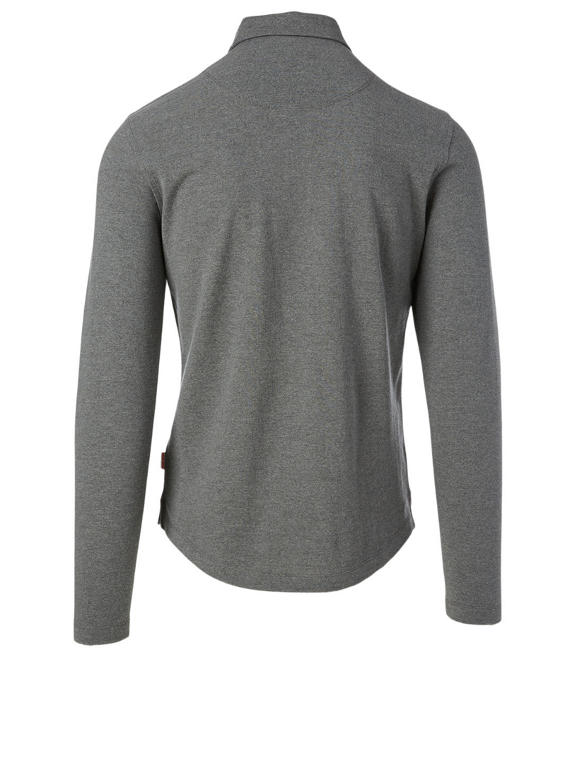 Linwood Cotton And Wool Polo Shirt