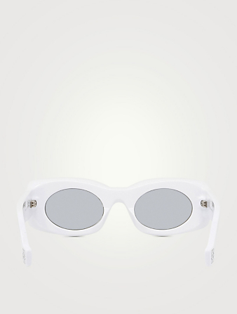 LOEWE Loewe x Paula's Ibiza Rectangular Sunglasses  White