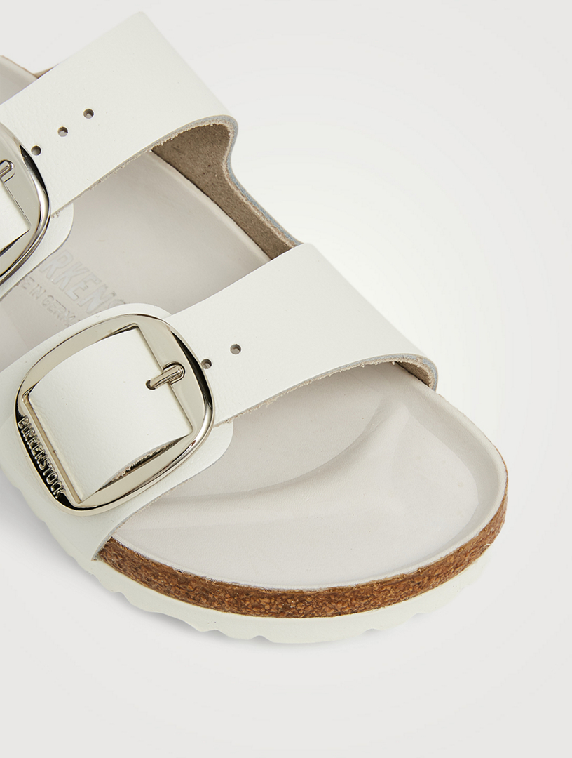 Birkenstock big buckle discount white