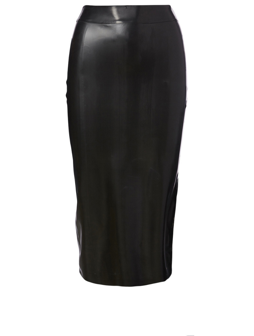 Latex Pencil Skirt