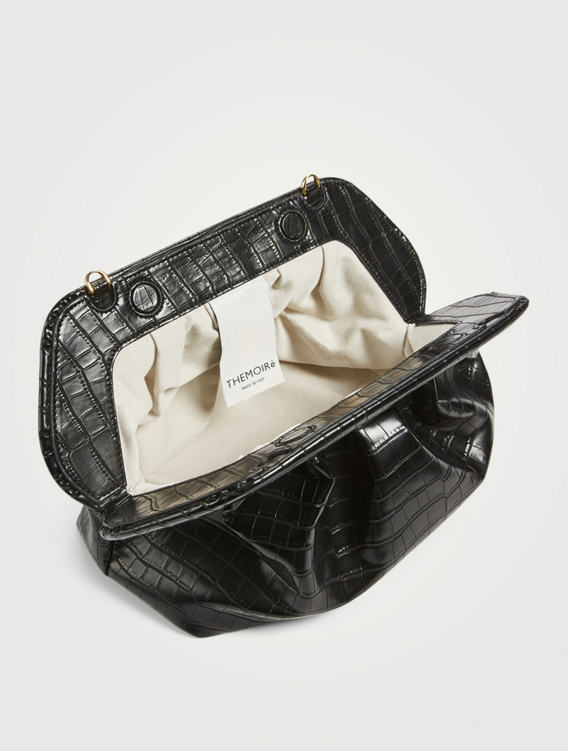 Bios Basic Croc-Embossed Eco Leather Bag