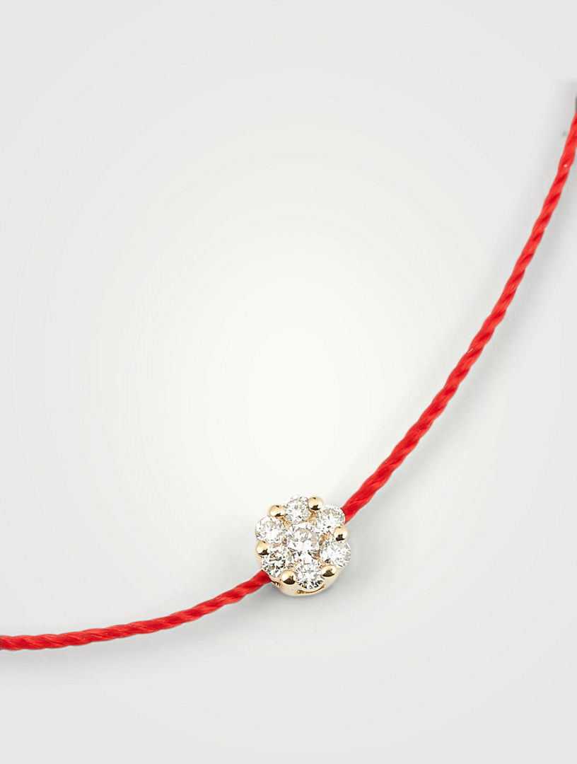 REDLINE Bracelet fil Illusion en or 18 ct avec diamants  Métallique
