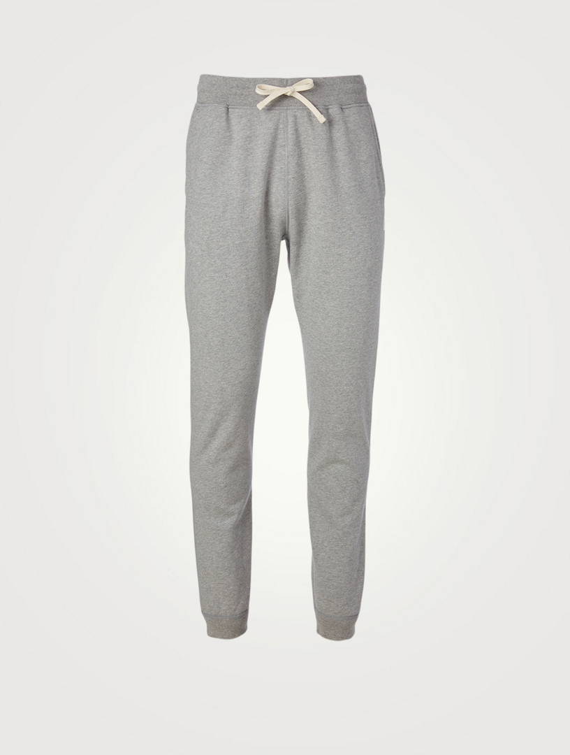 Recycled Wool Jersey Wide-leg Track Pants - Volcanic Grey - Pangaia