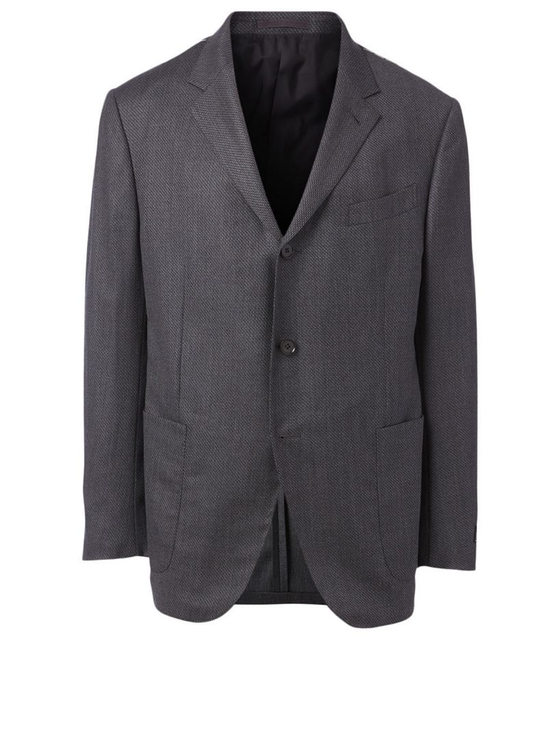 Wool Two-Button Jacket