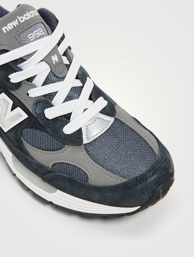 NEW BALANCE Made In US 992 Suede And Mesh Sneakers Holt Renfrew