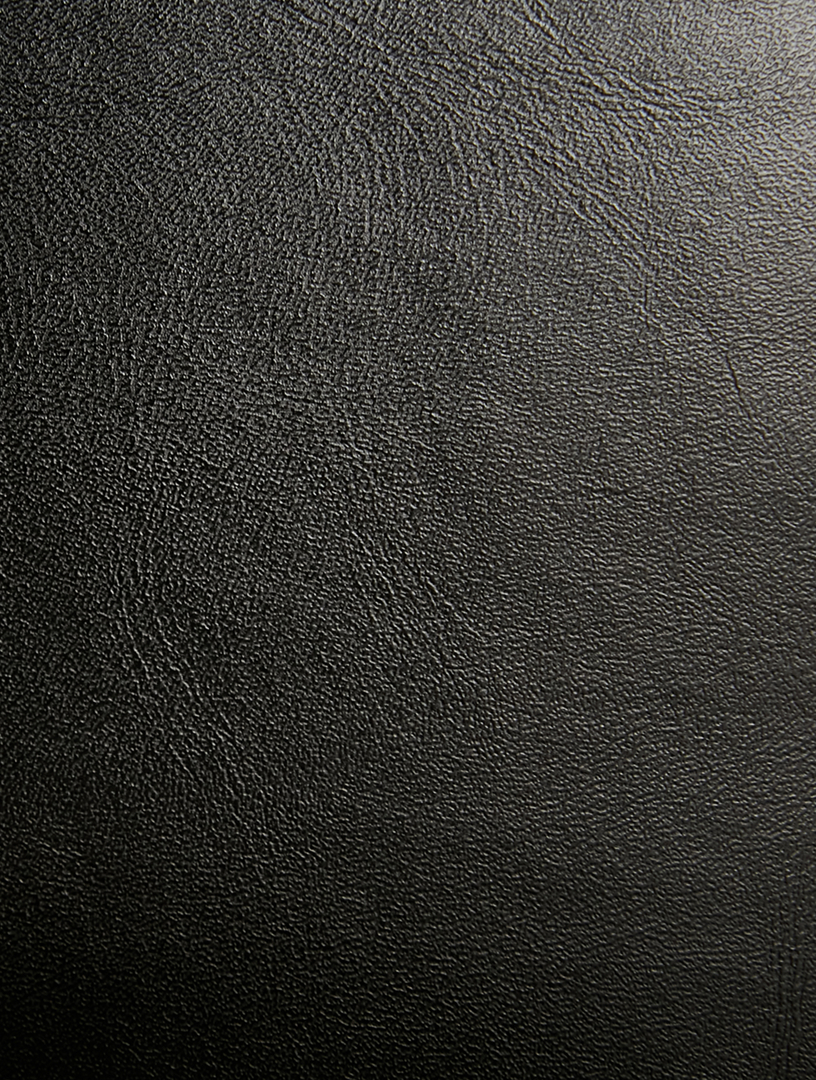 Faux Leather Flap Pouch