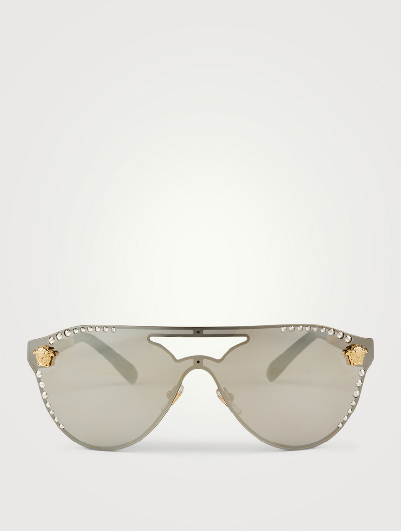 Versace crystal hot sale sunglasses