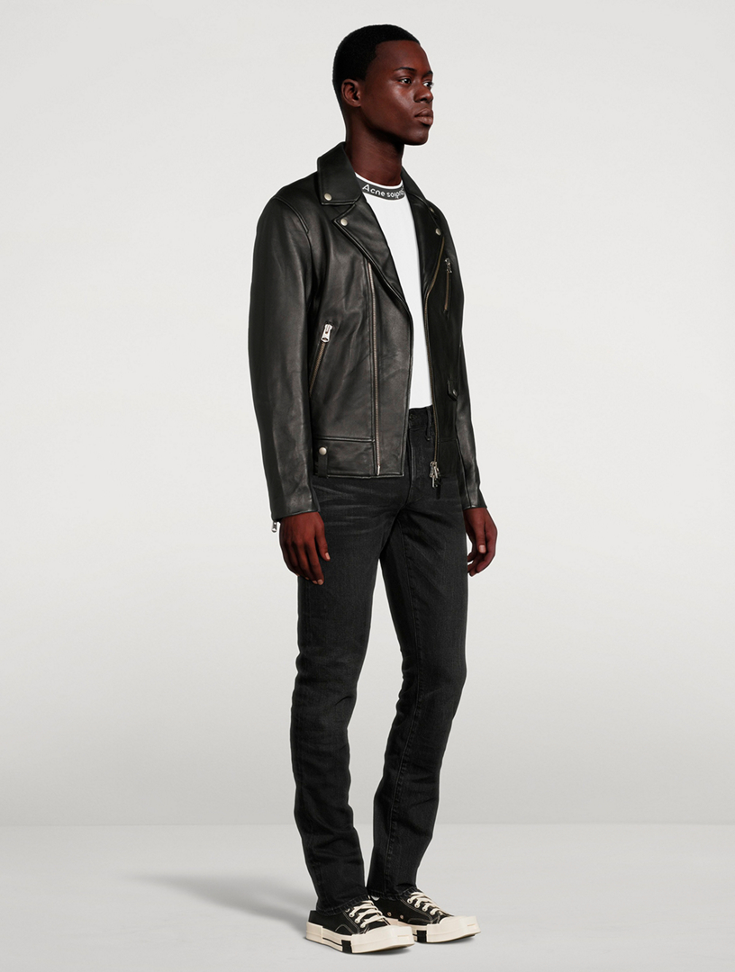 MACKAGE Fenton Leather Moto Jacket Holt Renfrew