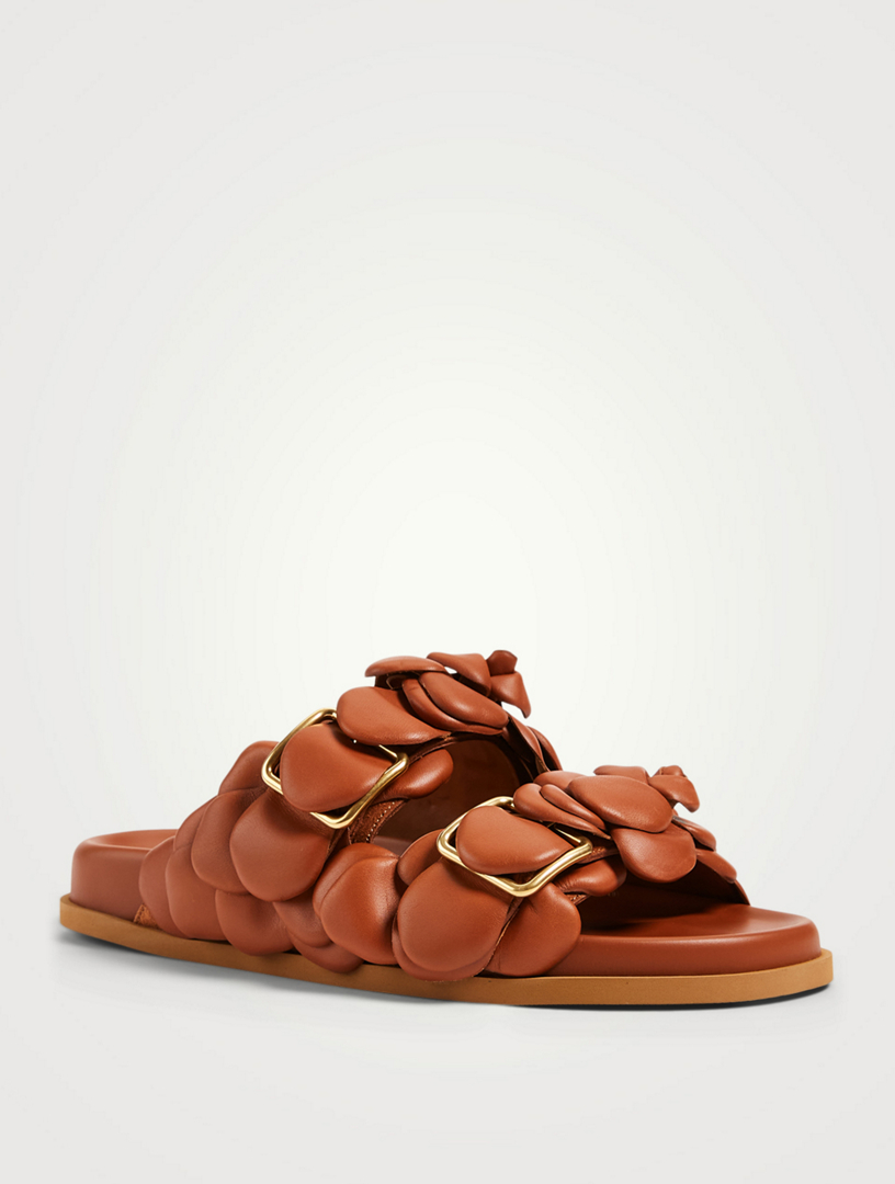 Atelier Shoes 03 Rose Edition Leather Slide Sandals