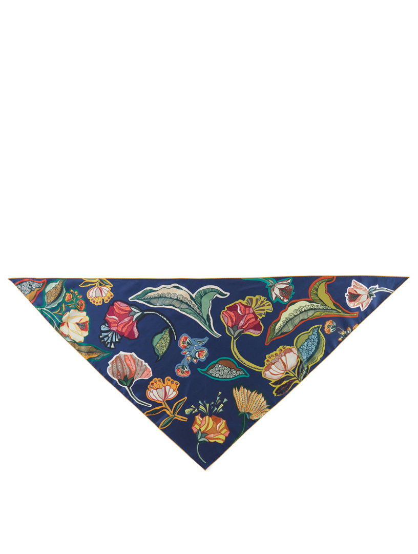 Silk Scarf In Floral Print