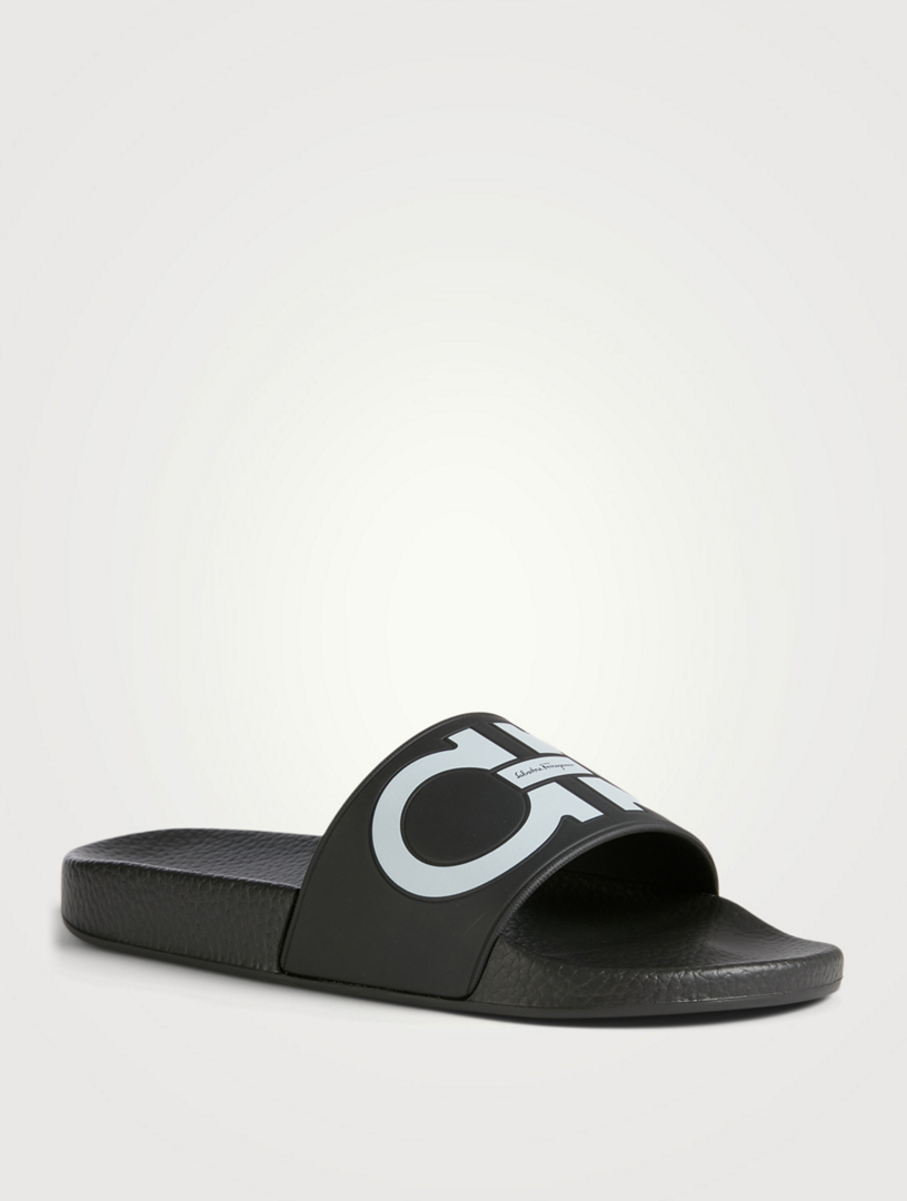 Groovy Gancini PVC Slide Sandals