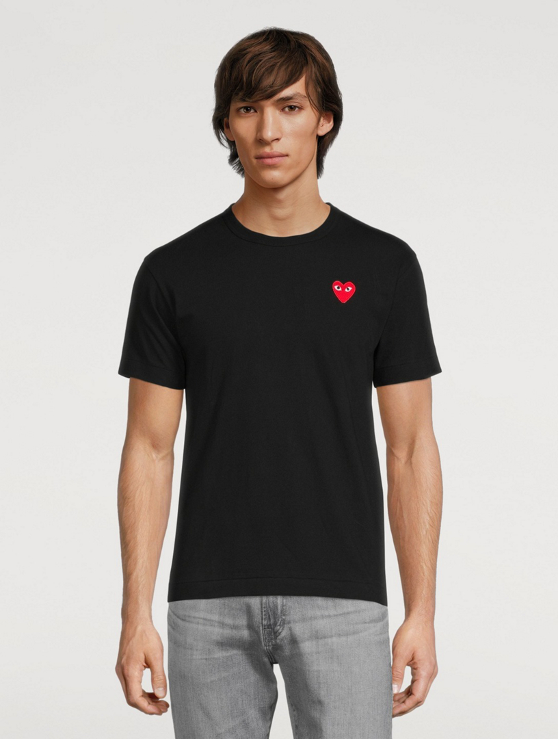 COMME DES GARÇONS PLAY Cotton Heart T-Shirt | Holt Renfrew Canada