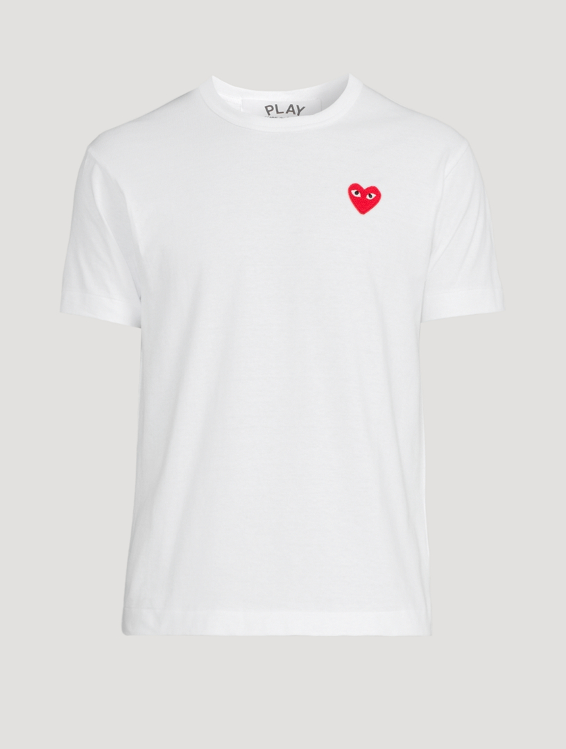 COMME DES GARÇONS PLAY Heart Long Sleeve T-Shirt | Holt Renfrew