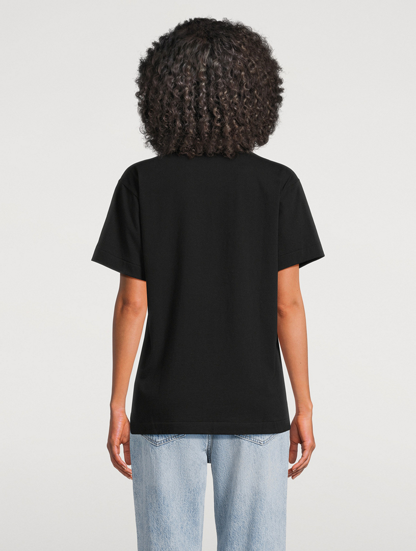 90s comme des garcons 薔薇コサージュTシャツ COMME des GARCONS