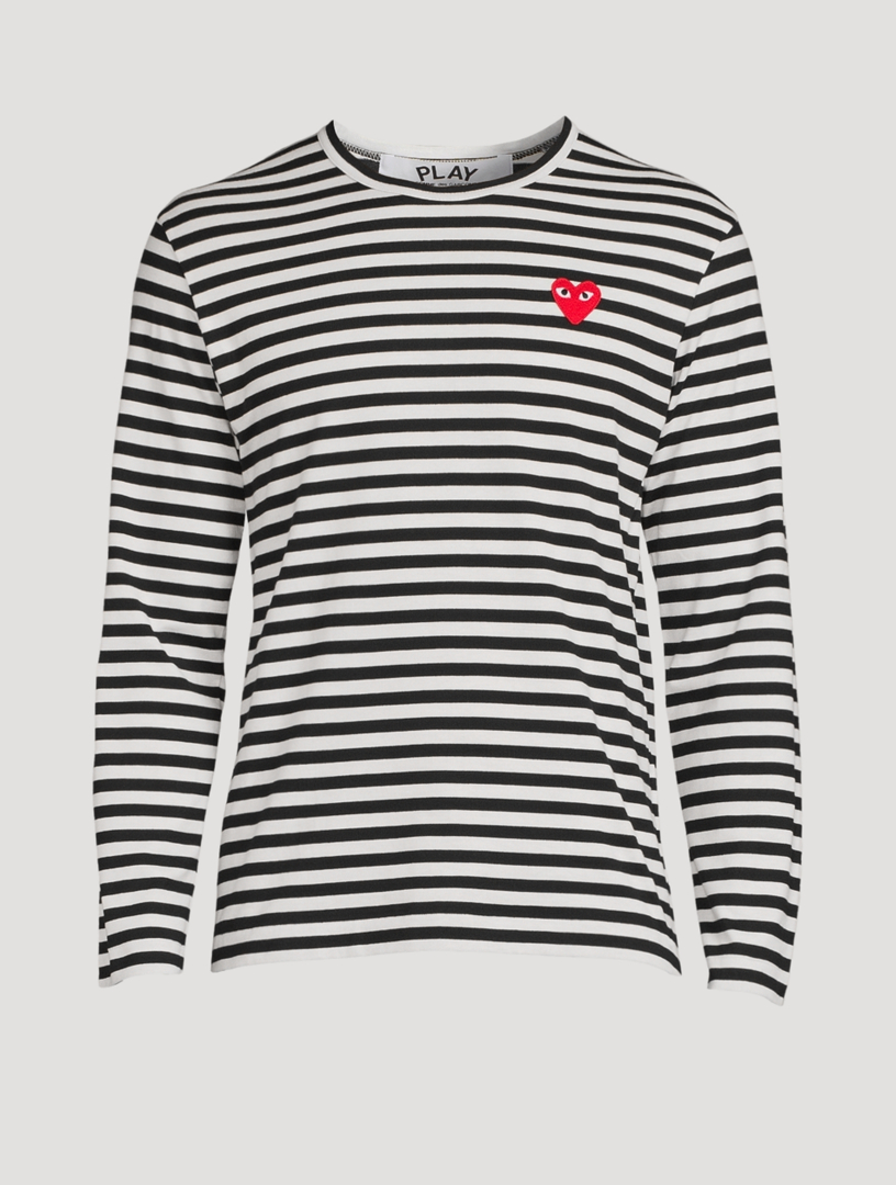 Comme des garcons shirt cheap striped long sleeve jersey