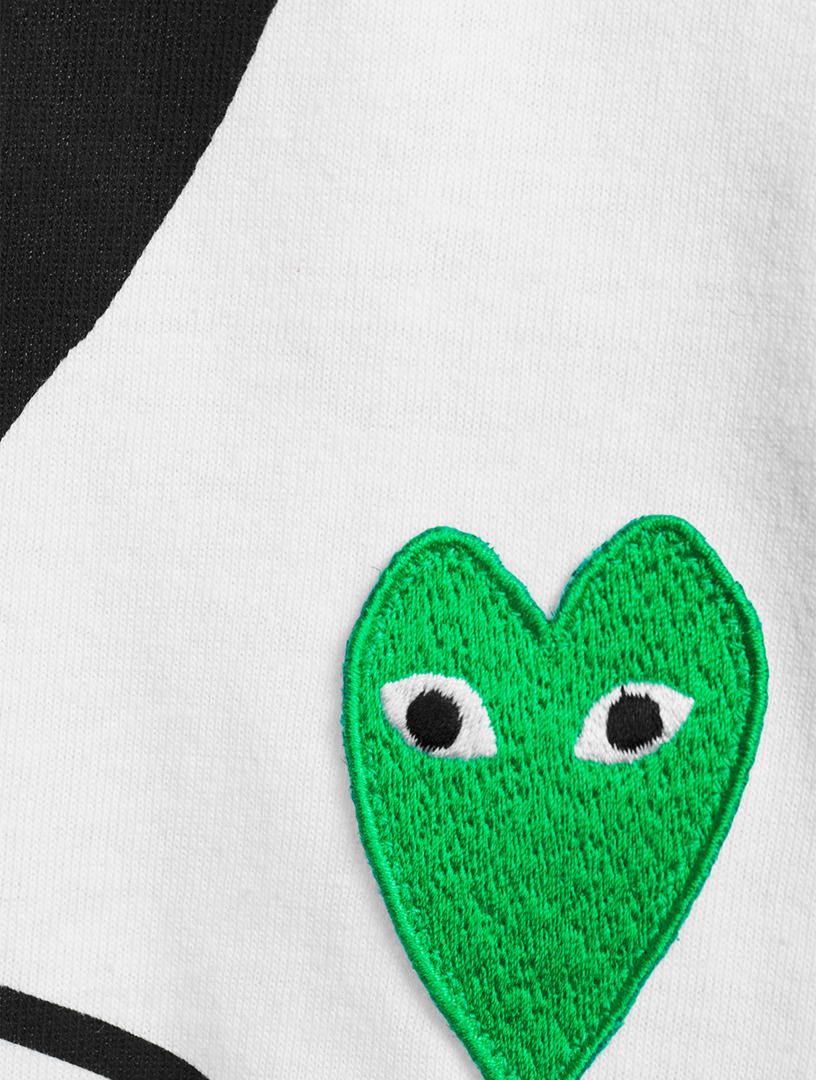 Cotton Heart Long-Sleeve T-Shirt With Logo Graphics