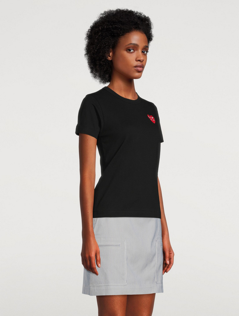 Cotton Double Heart T-Shirt