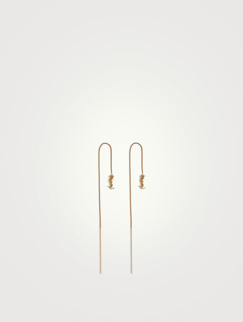 Opyum ysl threader earrings hotsell