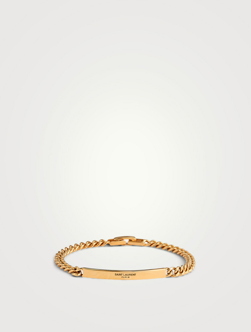 Saint Laurent Interlocking Monogram Bracelet - Gold