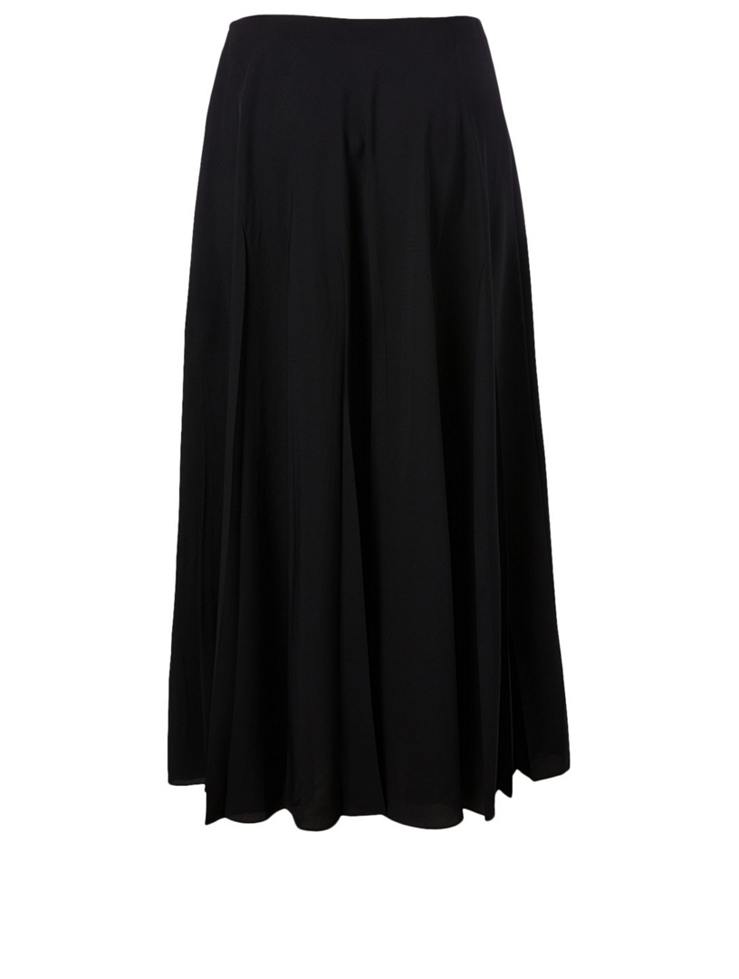 Travi Twill Midi Skirt