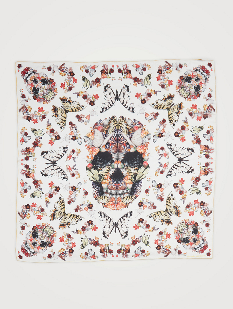 Satin Botanical Paisley Shawl