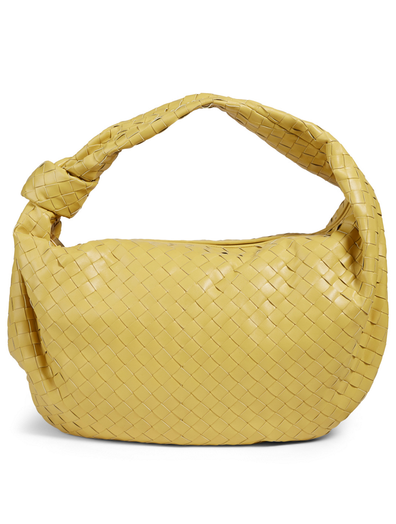 Bottega Veneta Hobo / Jodie Medium Matte Soft Crocodile Mirabelle