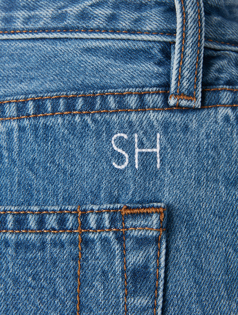 Tate Fragmented Pieces Crop Jeans