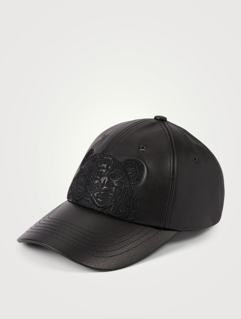 Leather Kampus Tiger Baseball Cap