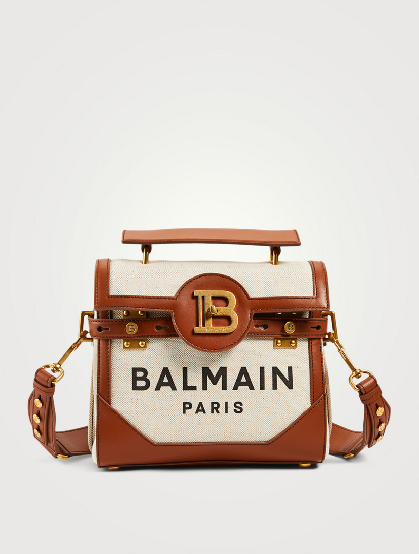 B-Buzz 23 Canvas Top Handle Bag With Logo